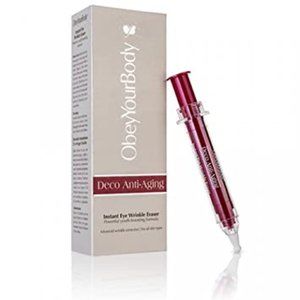 OBEY YOUR BODY INSTANT EYE WRINKLE ERASER - POWERFUL YOUTH BOOSTING FORMULA -NEW